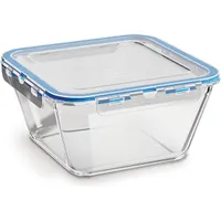 Curver 2,4 literes üveg tároló zárható műanyag fedéllel