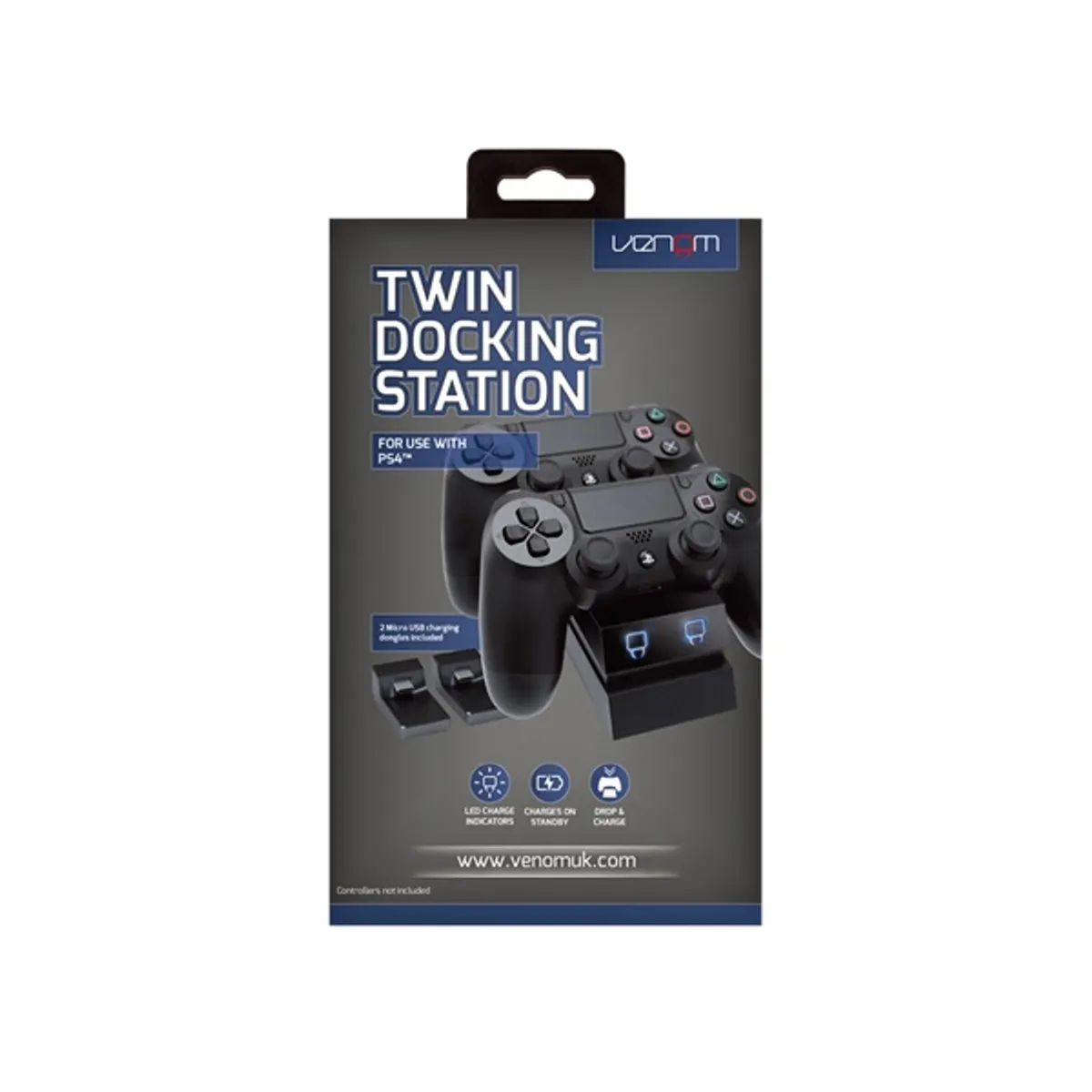 Venom VS2732 PS4 fekete dupla töltőállomás #2