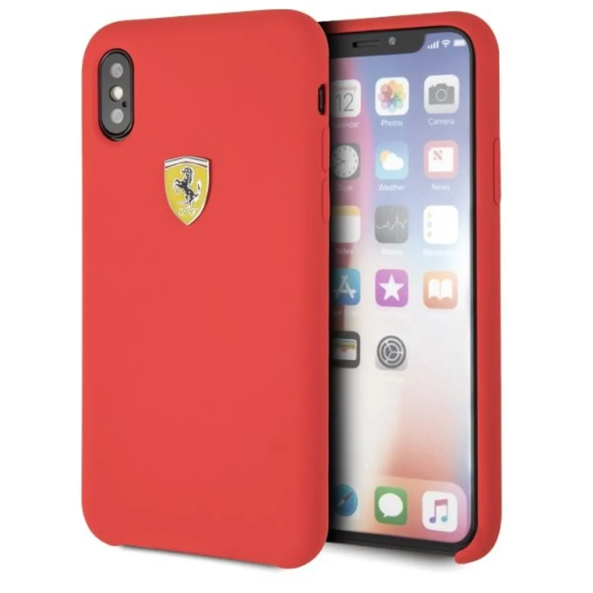Ferrari SF iPhone X/XS piros szilikon hátlap #1