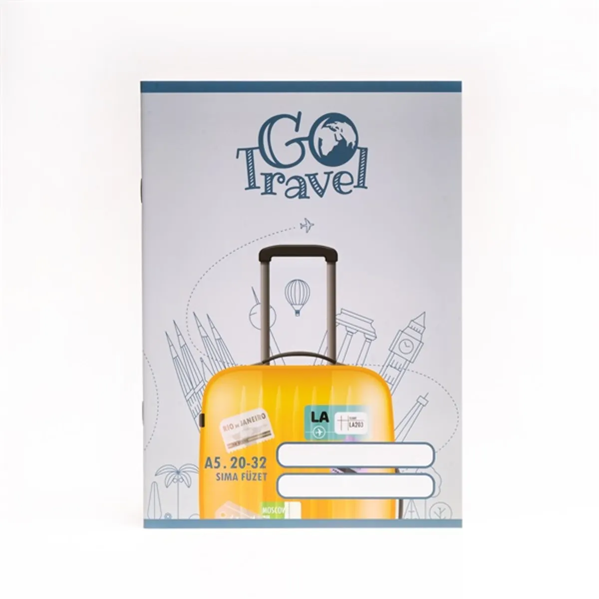 Design Style A5 sima 20-32 iskolai tűzött füzet #1