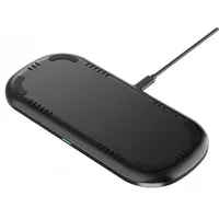 Choetech T535-S DUAL fekete vezeték nélküli töltő #5