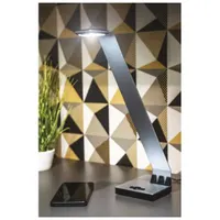 Emos Z7607S Alvin 200lm szabályozható ezüst LED asztali lámpa #7