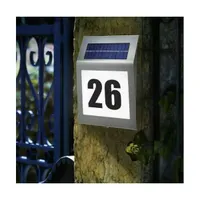 Napelemes házszám kijelző #8