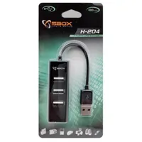 Sbox H-204 4 portos USB hub #3