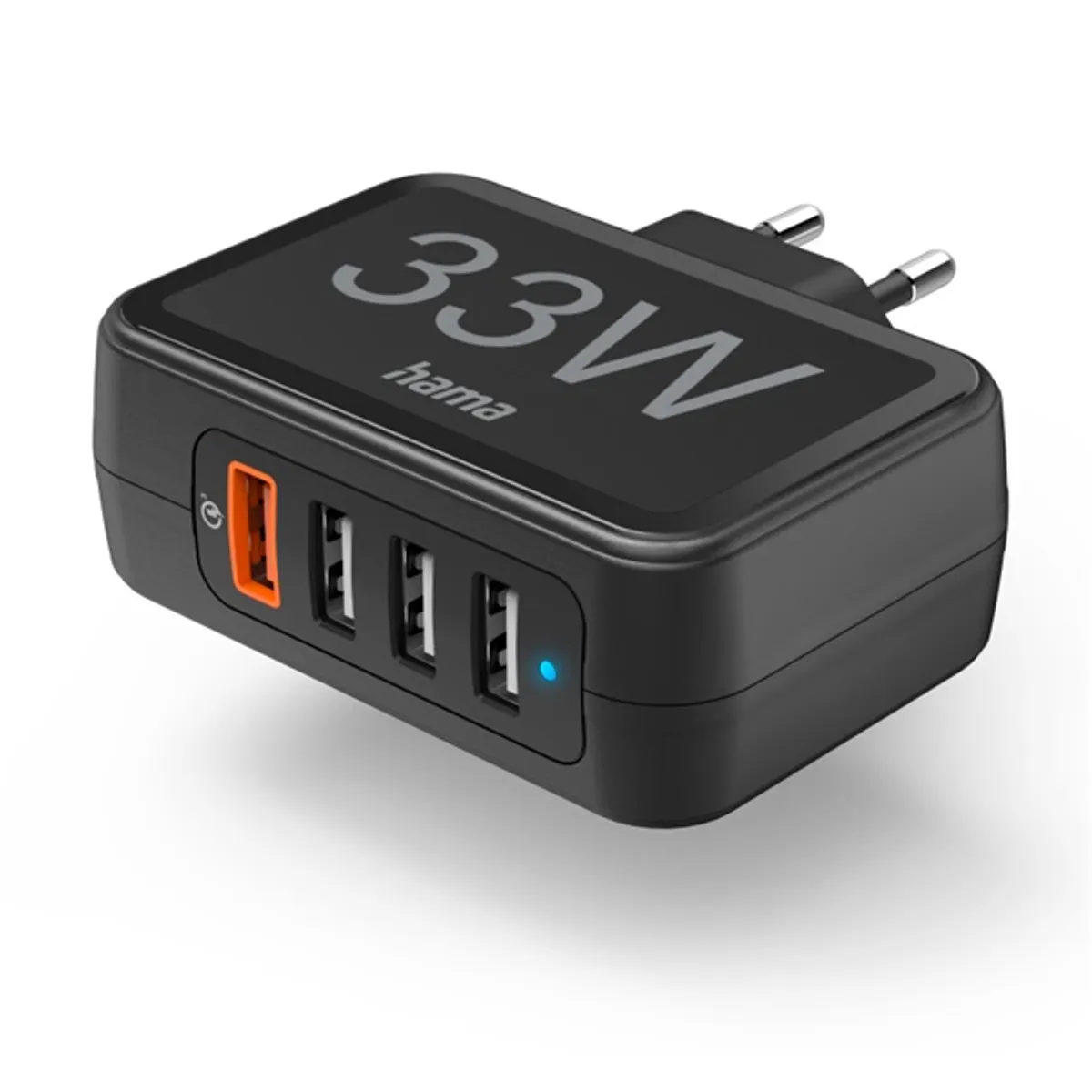 Hama 201629 FIC E3 USB 4X (1XQC3.0, 3XUSB-A) 33W hálózati töltő #1