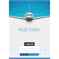 Nebulo Vagány minták A5 1. osztályos 14-32 tűzött vonalas füzet #5