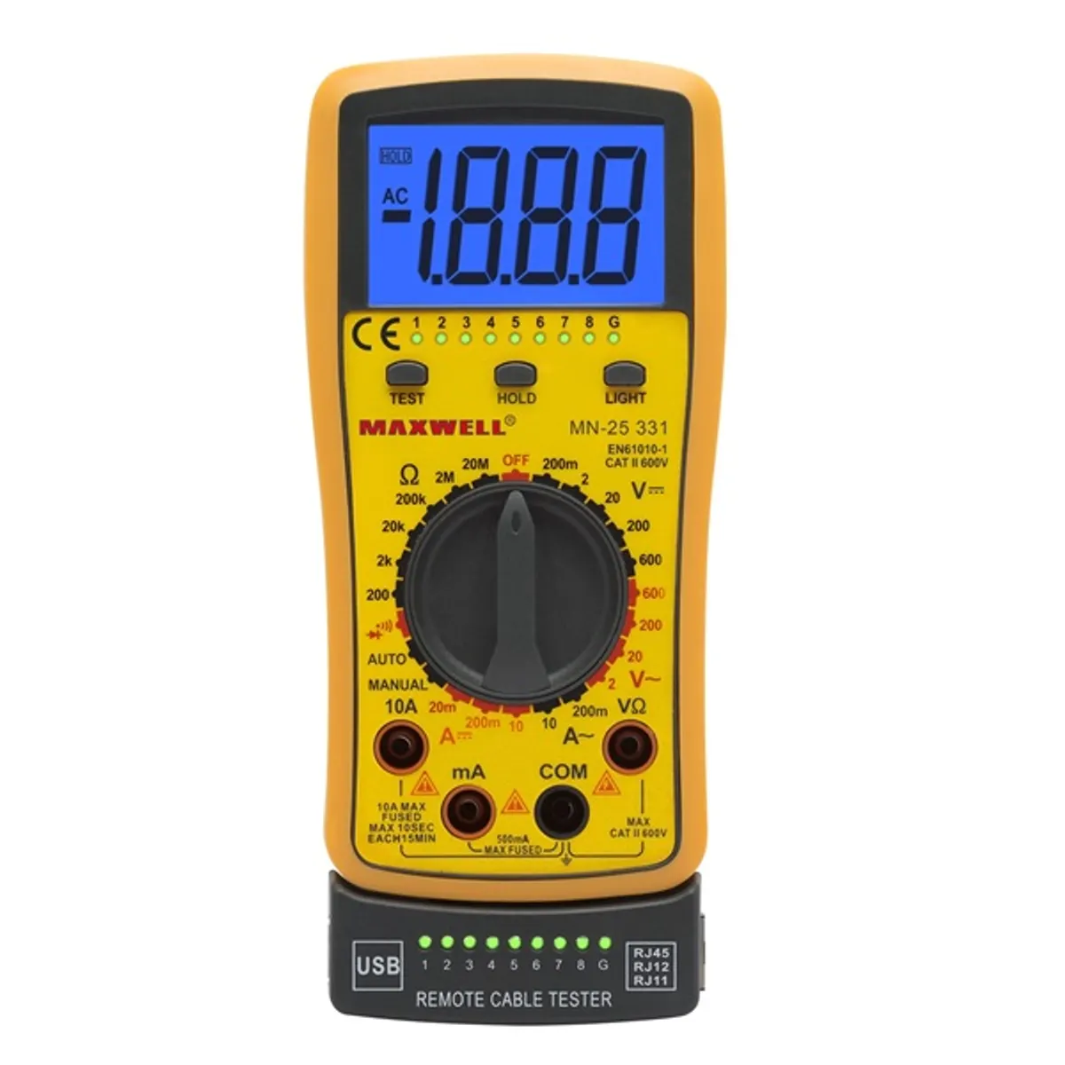 Maxwell 25331 digitális multiméter Kábelteszt funkcióval #1