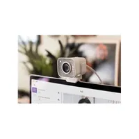 Logitech StreamCam 1080p Mikrofonos, piszkosfehér webkamera #4
