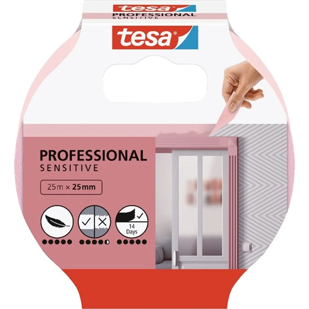 Tesa 56260 Perfect 25mmx25 m extra vékony szenzitív festőszalag #1