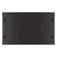 Lanberg WF01-6406-23B 19" 6U SZÉL:600mm MÉLY:450mm MAG:379mm lapraszerelt perforált ajtós fekete fali rack szekrény #4