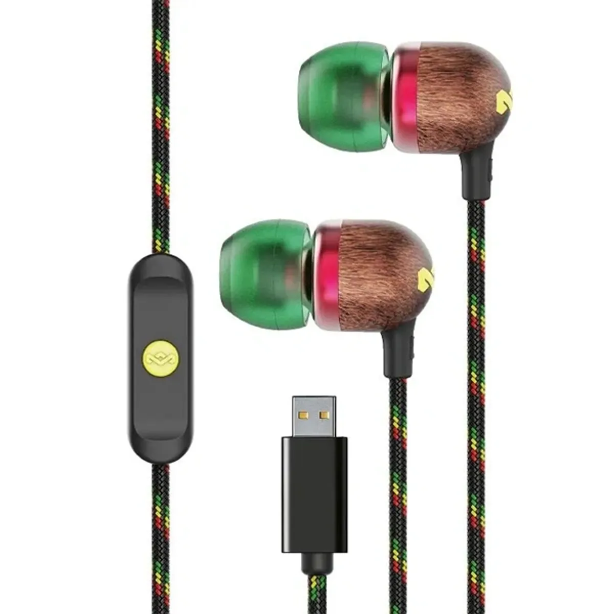 Marley Smile Jamaica USB-C vezetékes rasta fülhallgató #2