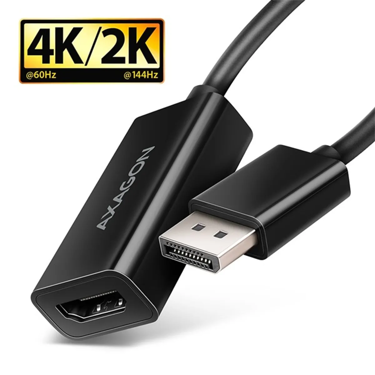 Axagon RVD-HI20N 4K/60Hz DisplayPort - HDMI 2.0 adapter #1