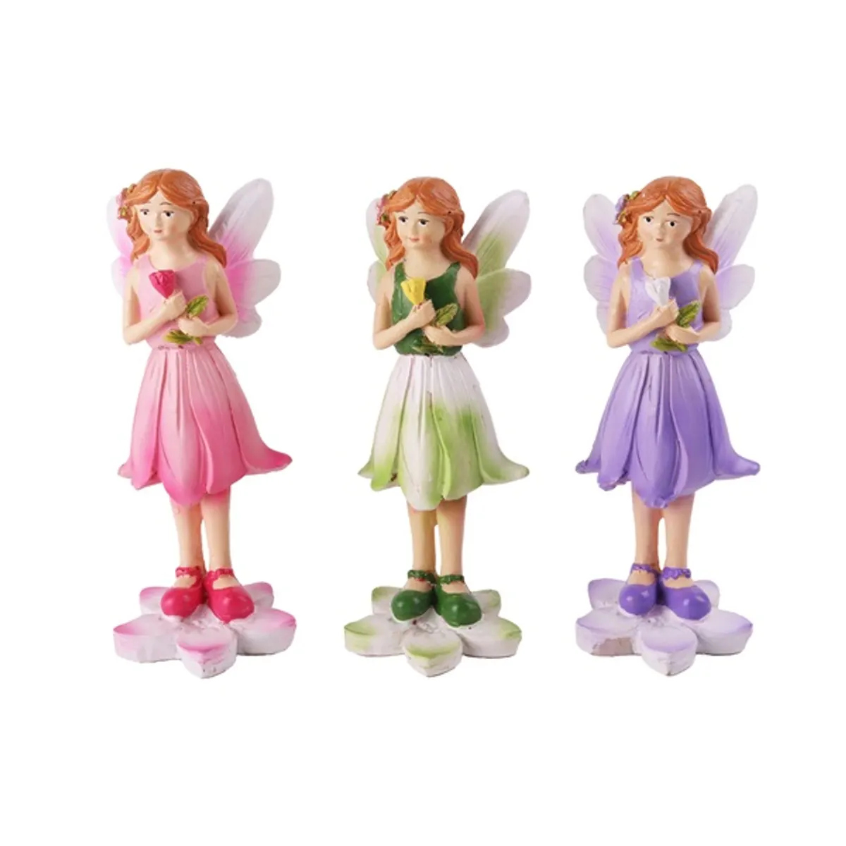 IRIS dekor műgyanta tündér+virág 3 szortiment 4,8x13cm #1