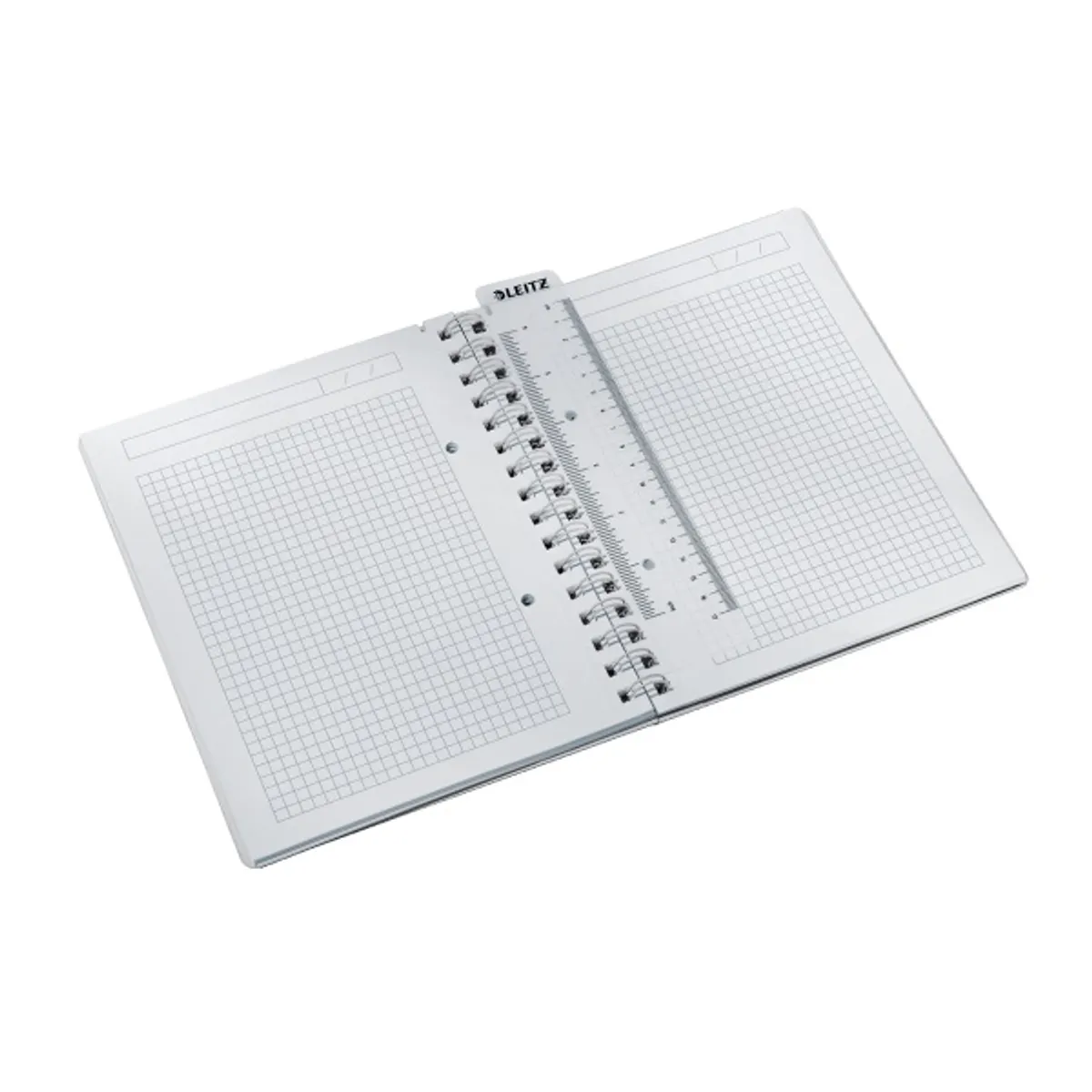 Leitz Wow A5 kockás fehér spirálfüzet #2