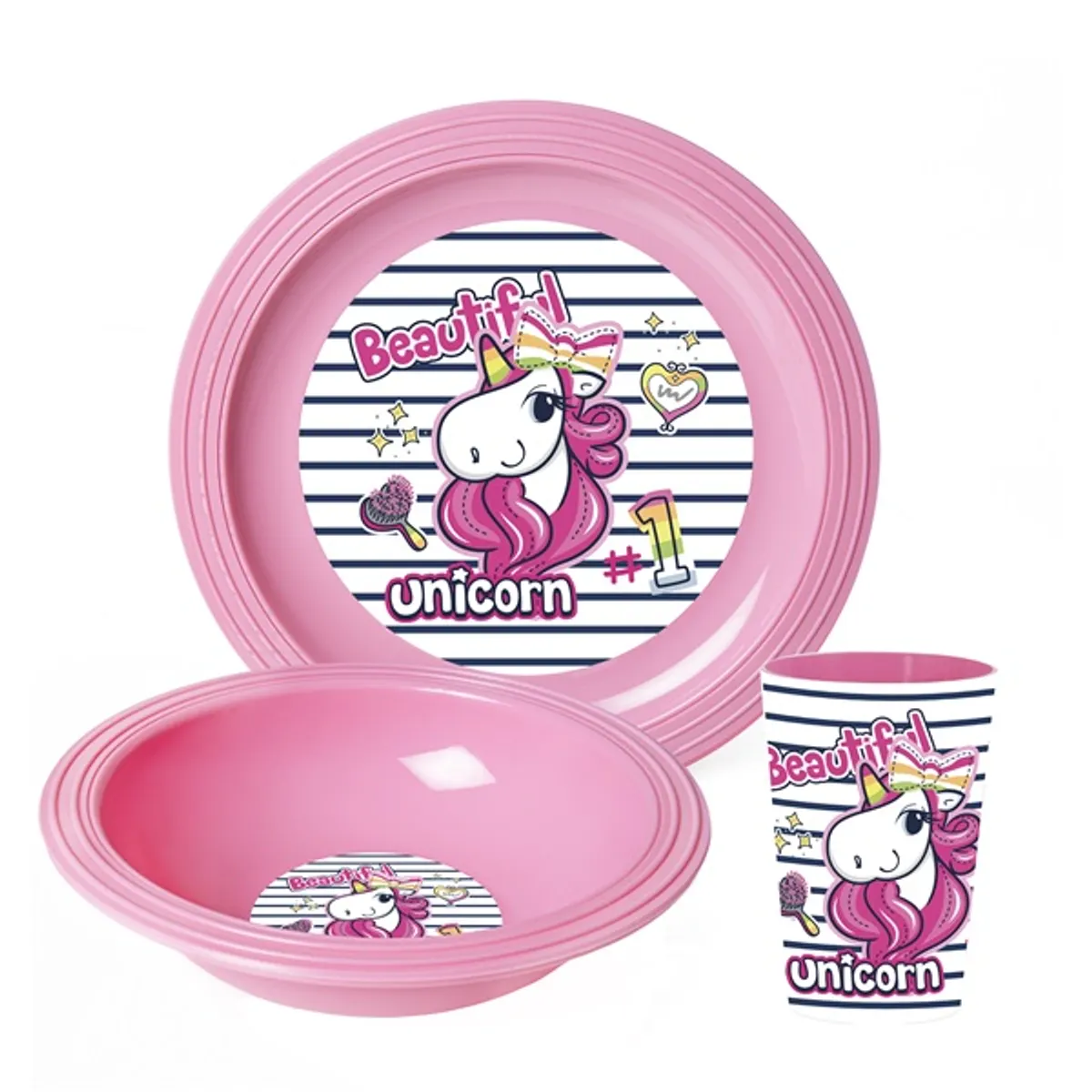 IRIS Unikornis reggeliző szett 3 darabos 165000-001 #1