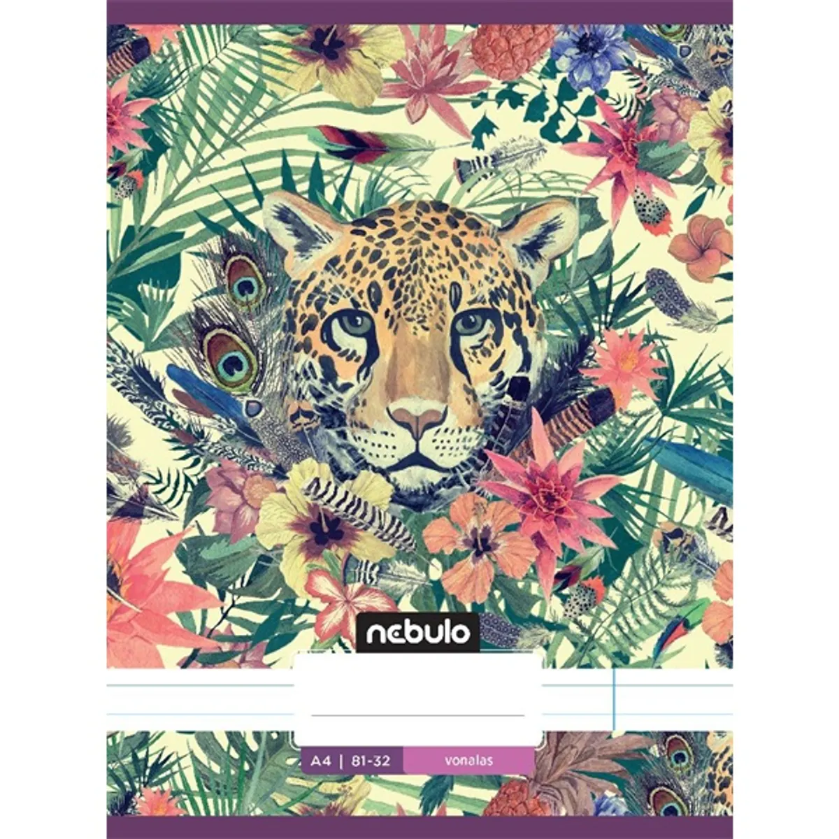 Nebulo L-Design A4 81-32 tűzött vonalas füzet #5