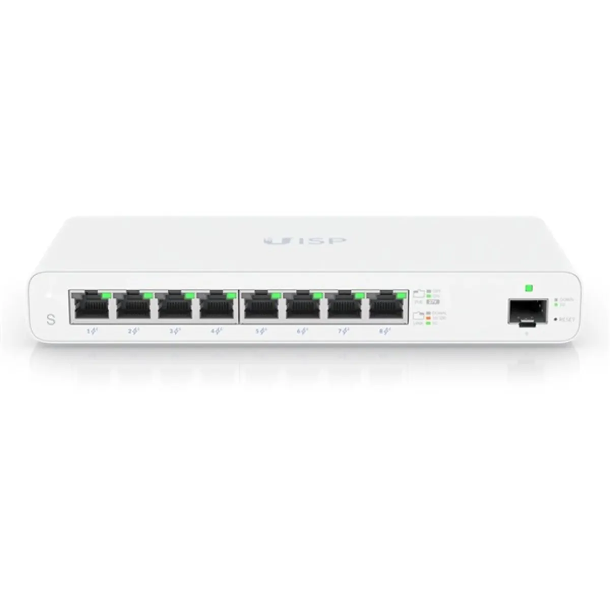 Ubiquiti UISP-S 8xGbE PoE LAN 1xSFP port L2 menedzselhető PoE switch #1