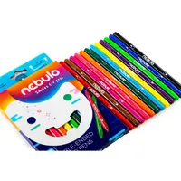 Nebulo kétvégű 12db-os vegyes színű filctoll készlet #2