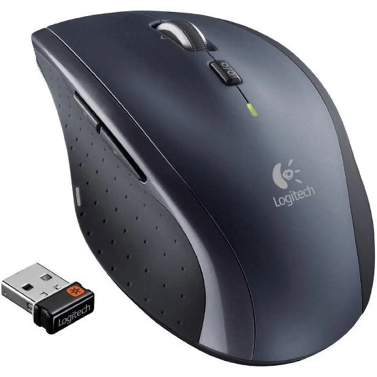 Logitech M705 Marathon vezeték nélküli lézeres fekete egér #1