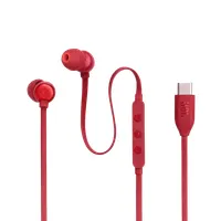 JBL T 310 C RED vezetékes USB C mikrofonos piros fülhallgató #6