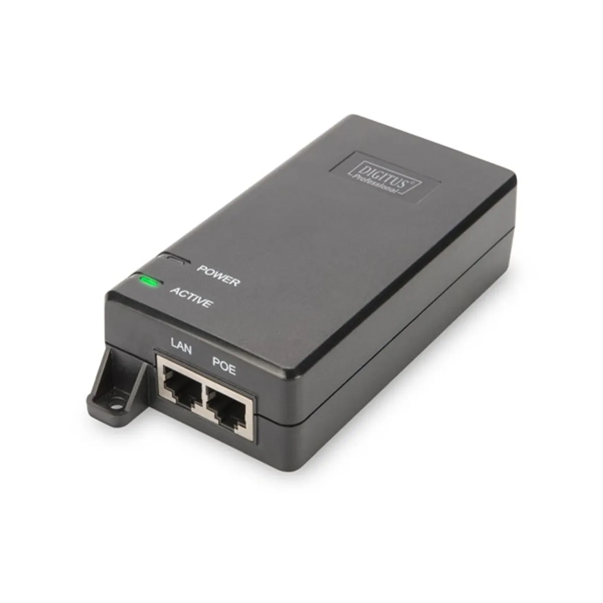 DIGITUS Gigabit Ethernet PoE 802.3at 30W tápfeladó #1