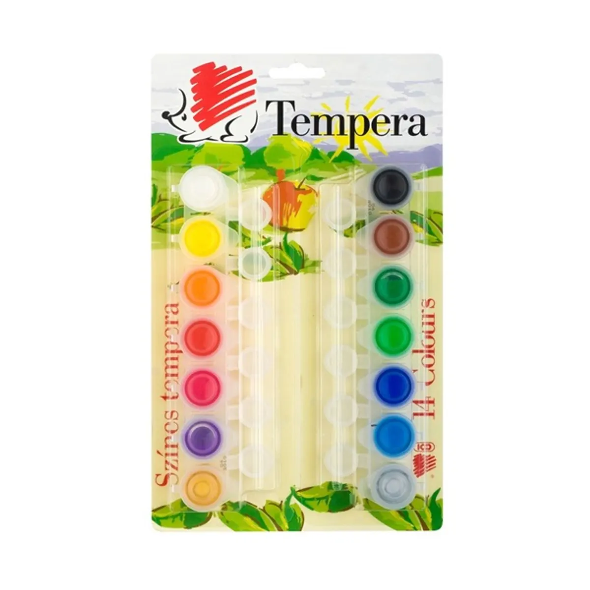 ICO Süni 5ml tégelyes 14 színű tempera készlet #1
