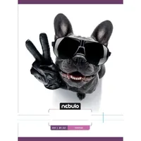 Nebulo L-Design A4 81-32 tűzött vonalas füzet #4