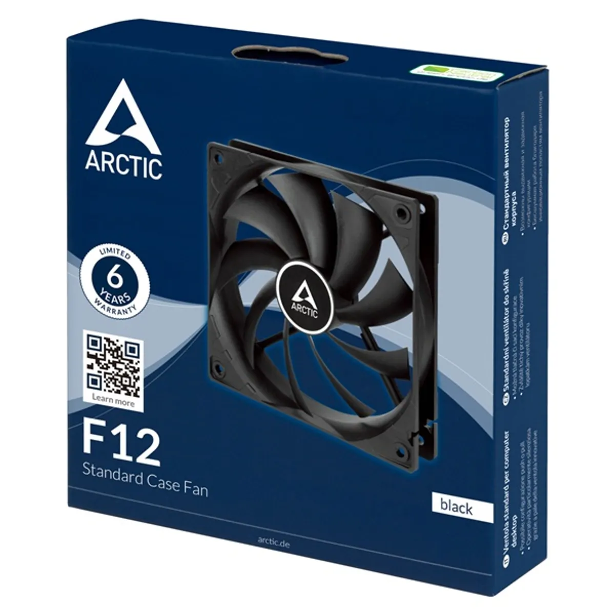Arctic F12 120mm fekete ventilátor #4