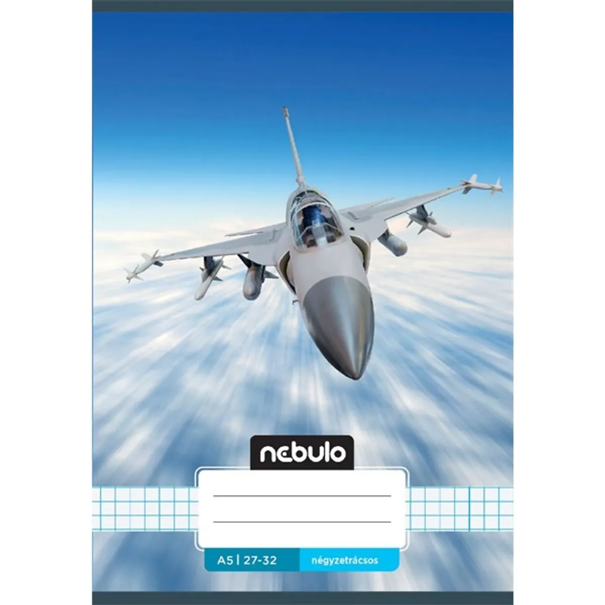 Nebulo Vagány minták A5 27-32 tűzött kockás füzet #8