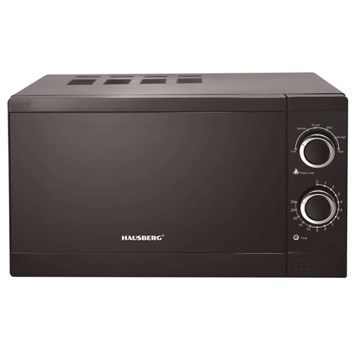 Hausberg HB-8005NG 700W, 20L, fekete mikrohullámú sütő #1