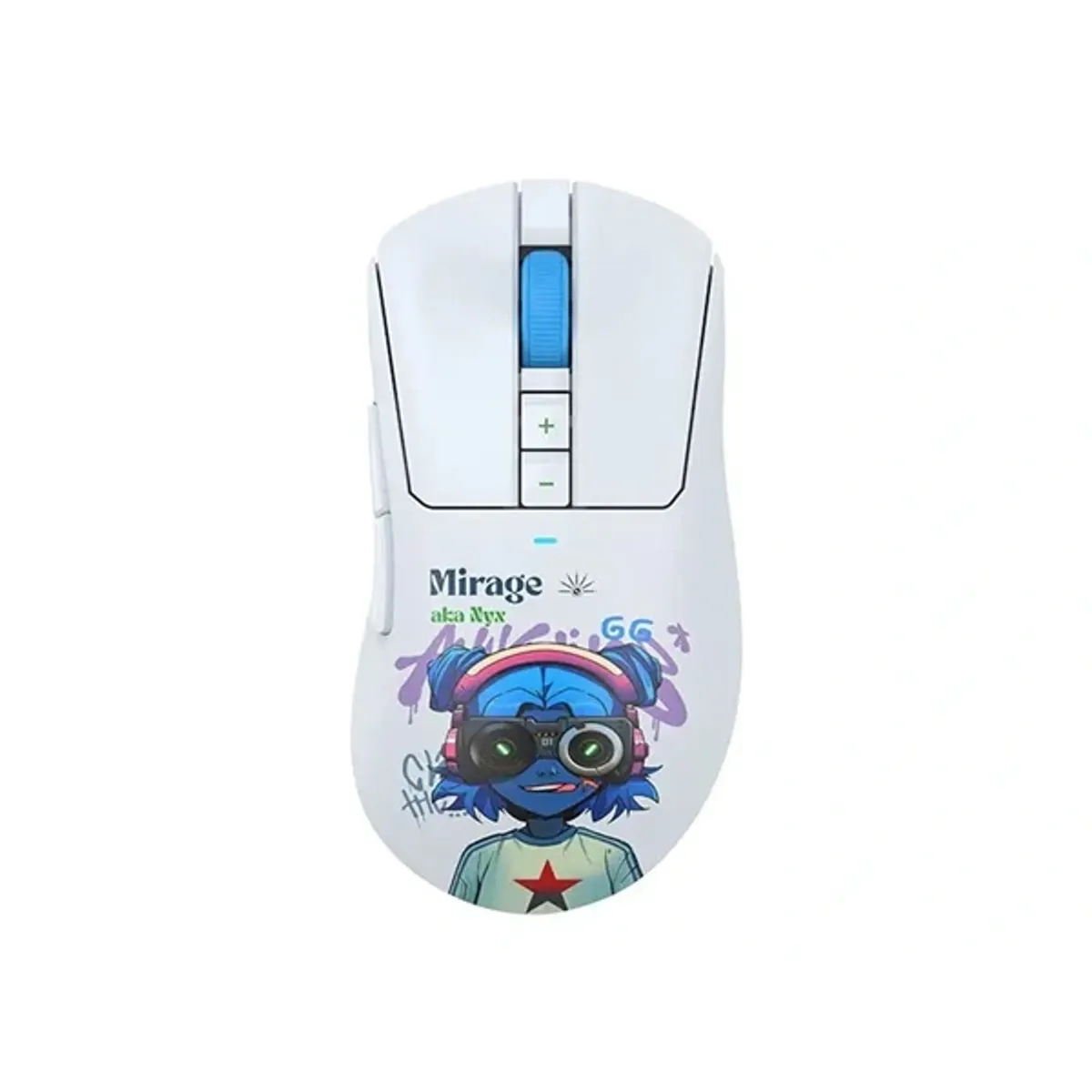 A4-Tech Bloody R73 Ultra Duo Nyx Mirage vezeték nélküli fehér gamer egér #1