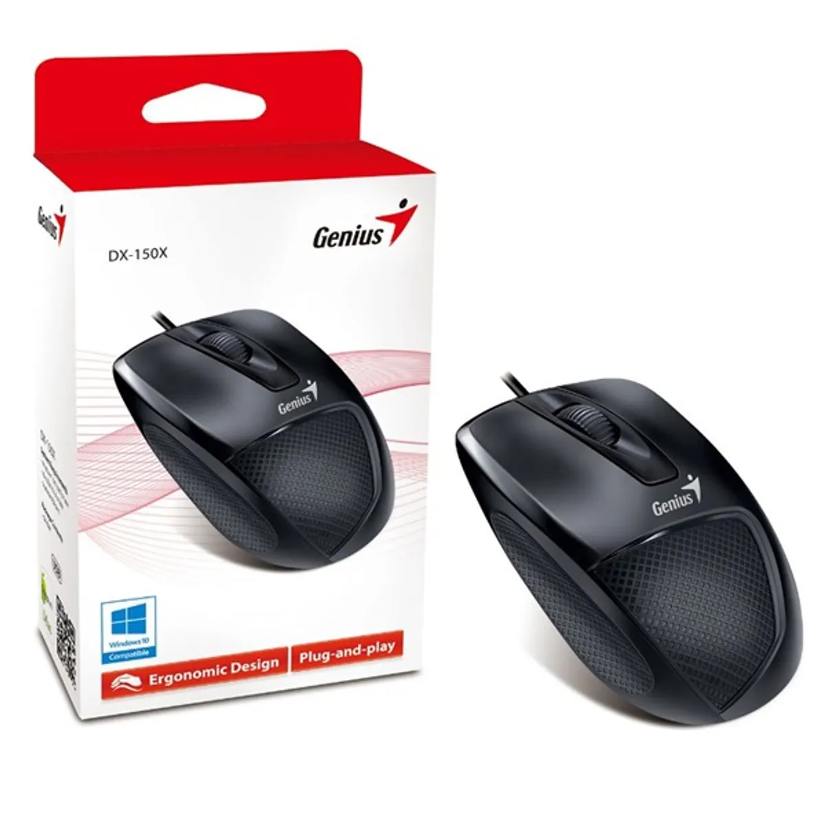 Genius DX-150x USB fekete egér #3