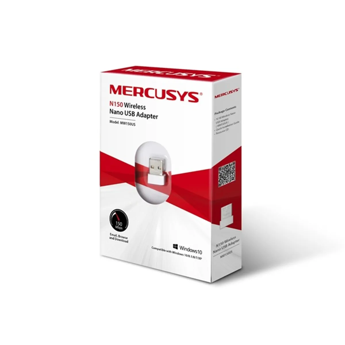 Mercusys MW150US 150Mbps Vezeték nélküli Nano USB Adapter #3