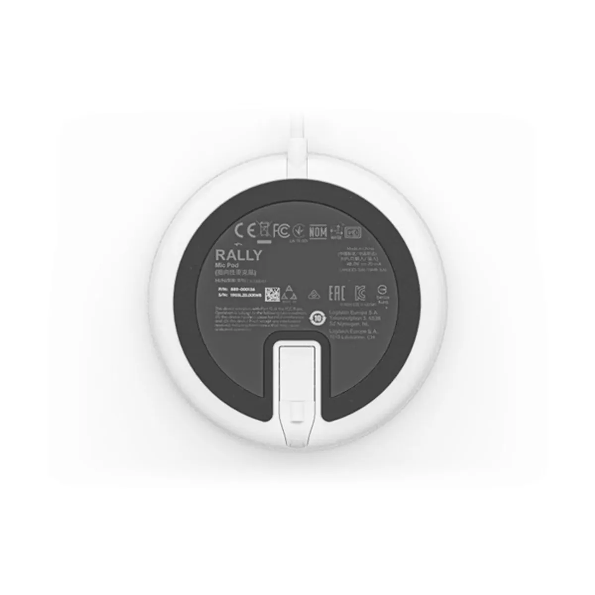 Logitech Rally Mic Pod fehér kiegészítő mikrofon #4