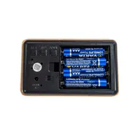 TOO DC-310-LBN világosbarna digitális óra #4