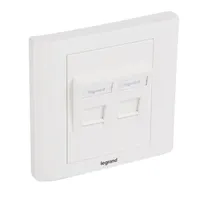Legrand 632797 2xRJ45 Keystone port fogadására Linkeo süllyesztett szerelvény #2