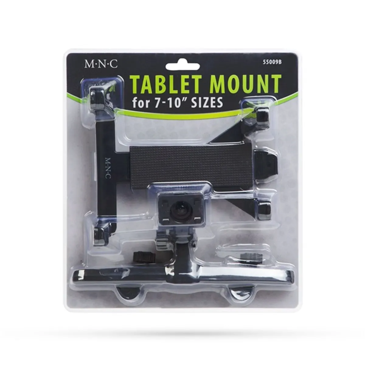 MNC 55009B univerzális 7-10" fekete fejtámlára rögzíthető tablettartó #3