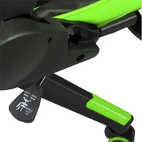 Iris GCH201BE fekete / zöld gamer szék #6