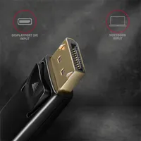 Axagon RVD-HI14C2 Displayport - HDMI 1.4 kábel, 1,8m #4