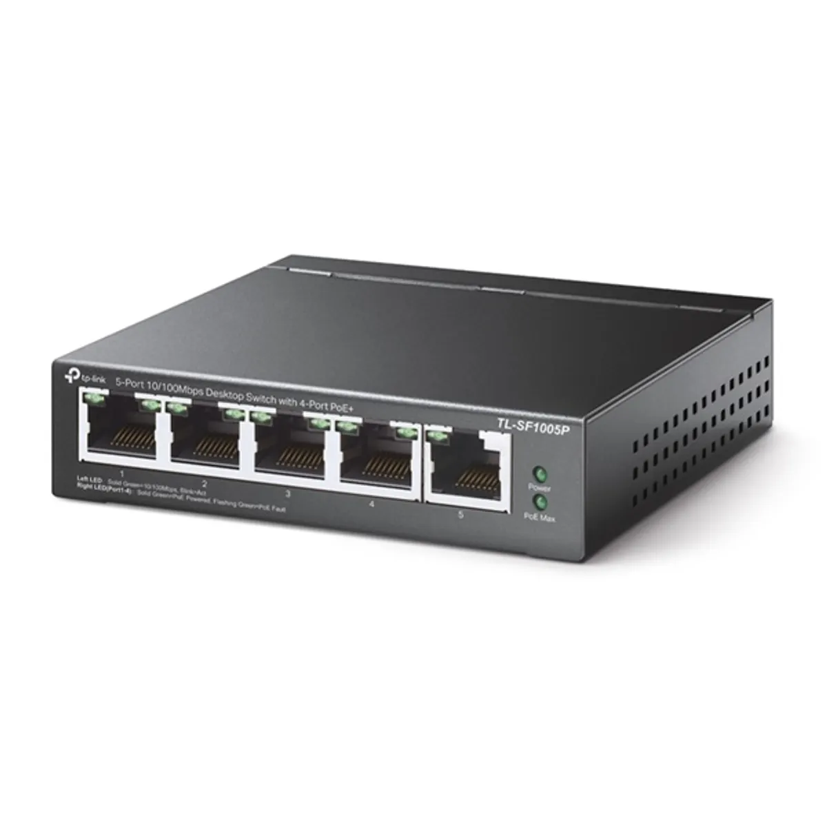 TP-Link TL-SF1005P 5x10/100Mbps LAN port 4xPoE nem menedzelhető asztali switch #2