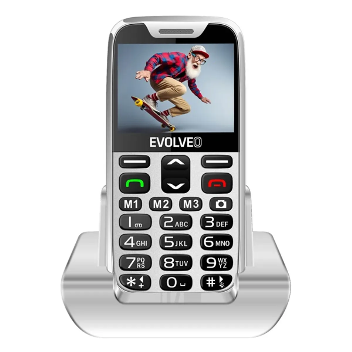 Evolveo EasyPhone XR EP601 2,3" fehér mobiltelefon #1