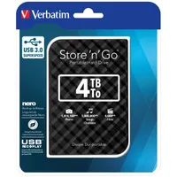 Verbatim 53223 Store `n` Go 2,5" 4TB USB 3.0 SuperSpeed fekete külső winchester #3