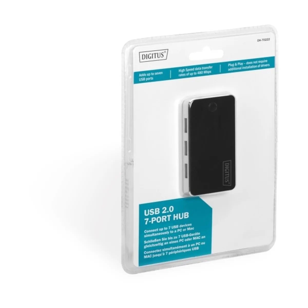 DIGITUS 7 portos USB hub #6