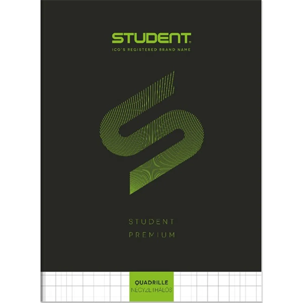 ICO Student Prémium A4 32lapos kockás füzet #3