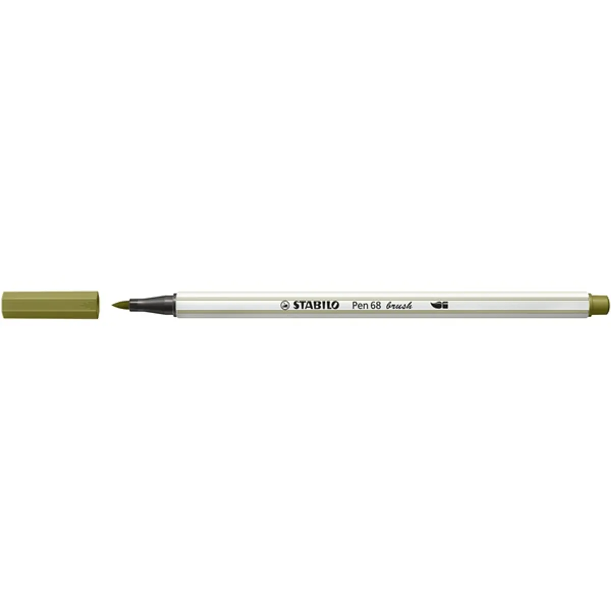 Stabilo Pen 68 brush sárzöld ecsetfilc #1