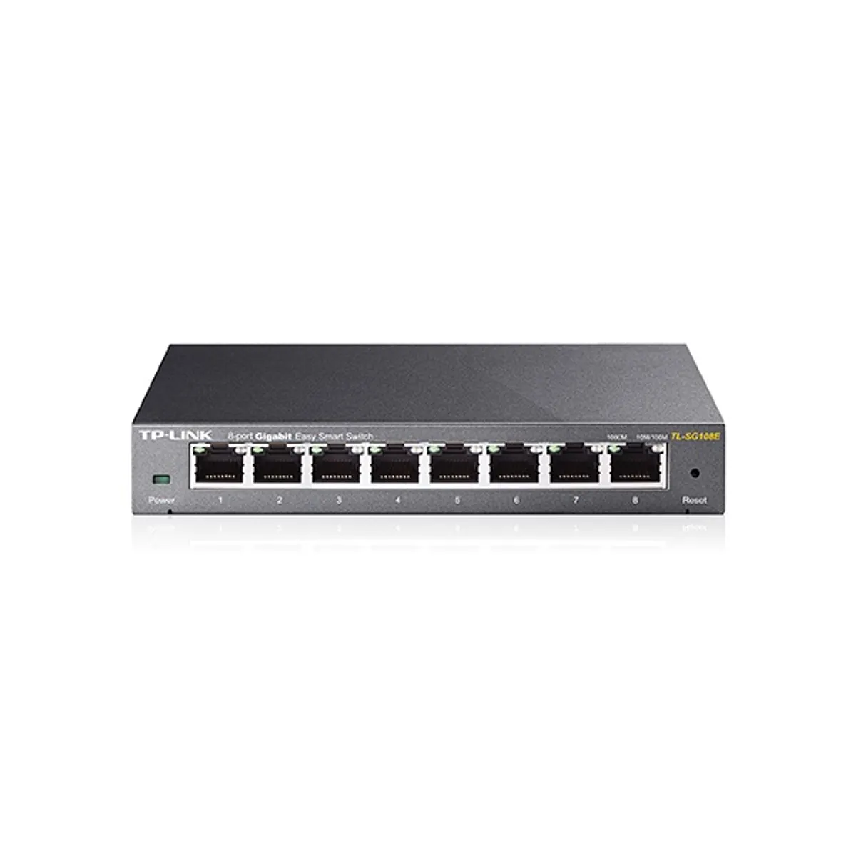 TP-Link TL-SG108E 8port 10/100/1000Mbps LAN menedzselhető asztali Switch #1