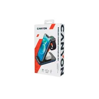 Canyon WS-304 3-in-1 15W univerzális vezeték nélküli töltő adapter fekete (Qi) #7