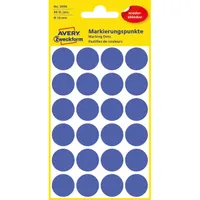 Avery 3596 18mm visszaszedhető 96db-os indigókék jelölőpont