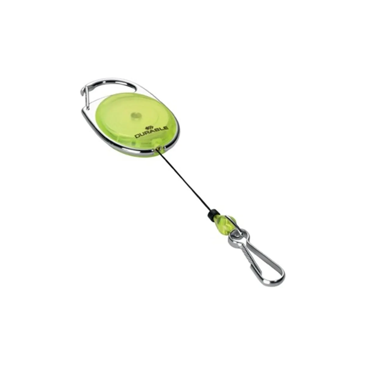 Durable Style jojós karabineres 1db sárga névkitűző tartó #1