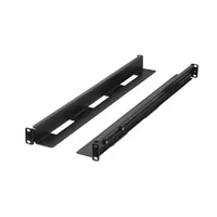 Lanberg AK-1902-B 1U 650x1090mm állítható fekete rack sín készlet #1